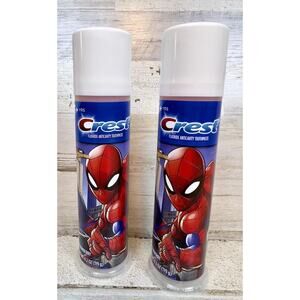 Crest Toothpaste 4.2 Ounce Toddler 3+ Spiderman Pump (Strawberry) (Pack of 2)